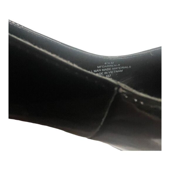 Marc Fisher‎ Womens Black Leather Pointed Toe Slip On Pump Heels Darren Size 6.5 - Picture 7 of 9